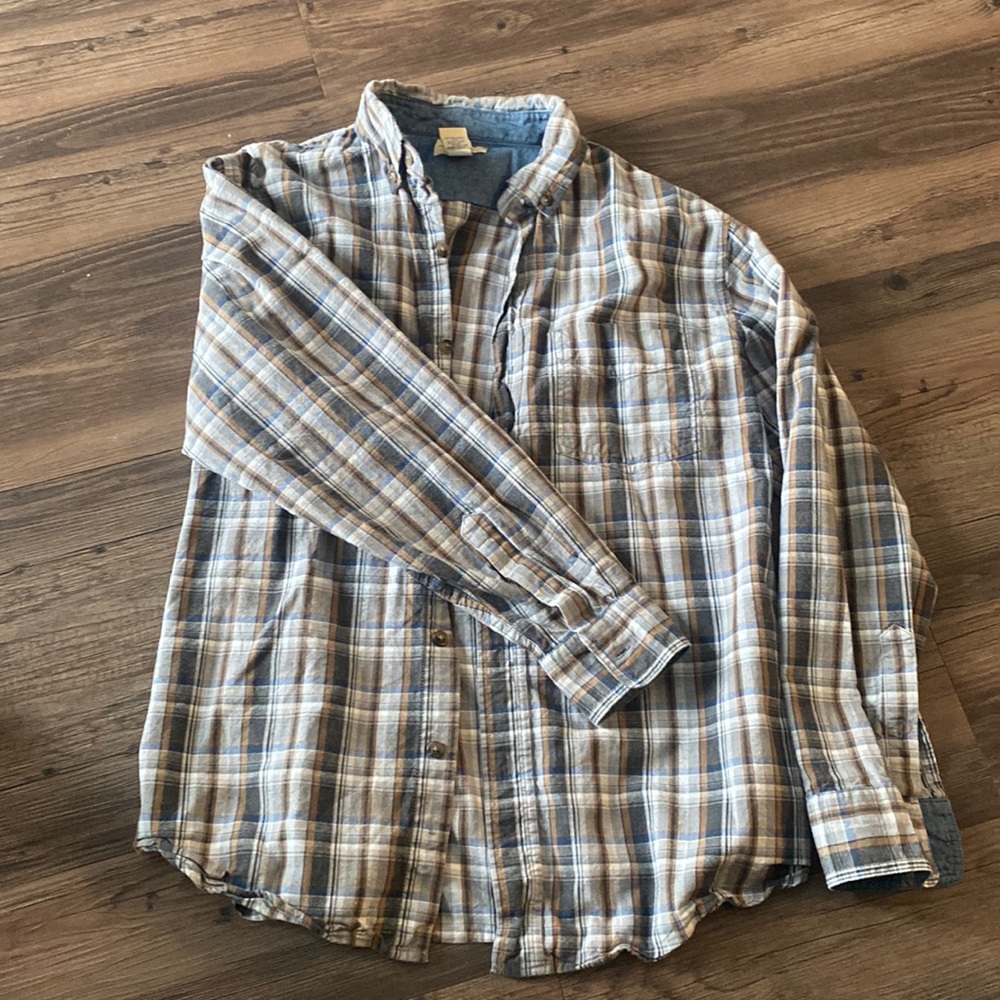 Mens long sleeve button up